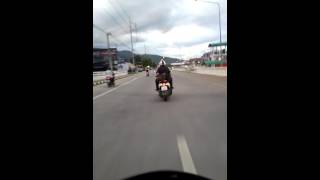 Yamaha NMAX ABS test max speed n corner [upl. by Essilec]