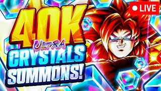 🔥 40K CRYSTALS SUMMONS FOR ULTRA SSJ4 GOGETA HE’S BROKEN DB Legends 6th YEAR ANNIVERSARY PART 3 [upl. by Eninahs]