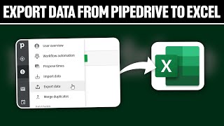 How To Export Data From Pipedrive To Excel 2024 Full Tutorial [upl. by Yasui]