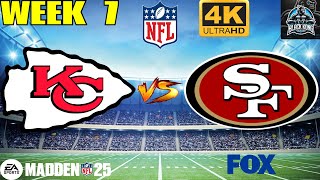 Kansas City Chiefs Vs San Francisco 49ers  Week 7 Super Bowl LVIII Rematch PS5 4K 60FPS [upl. by Ragas236]