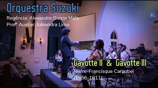 ORQUESTRA SUZUKI  Gavote II e Gavotte III PIERREFRANCISQUE CAROUBEL [upl. by Zetra]