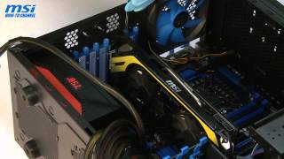 MSI® HOWTO Install graphics card on PCIe x16 slot with butterfly lock [upl. by Yllor]