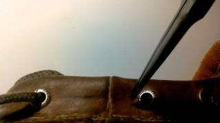 How to re lace youre Sperry Topsiders [upl. by Westney]