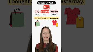 Irregular Verbs BUY  BOUGHT  BOUGHT [upl. by Arhez]