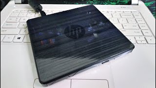 HP USB External DVDRW Drive Model  GP70N Unboxing amp Testing [upl. by Breger]