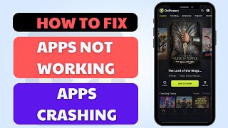 How To Fix OnStream App Not Working⏬👇Crashing Keep Stopping or Not Loading [upl. by Ardie372]