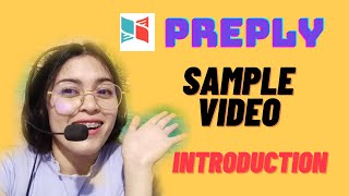 PREPLY SAMPLE VIDEO INTRODUCTION PHILIPPINES INTERNATIONAL ESL COMPANY [upl. by Eibor804]