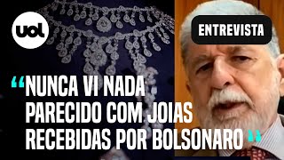 Joias de Bolsonaro Há regras muita claras sobre presentes nunca vi nada parecido diz Celso Amorim [upl. by Aehtla]