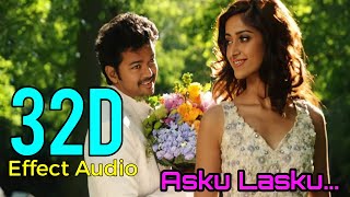 Asku LaskuNanban 32D Effect Audio song USE IN 🎧HEADPHONE like and share [upl. by Ayian]