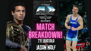 Tye Ruotolo VS Jason Nolf [upl. by Dorine]