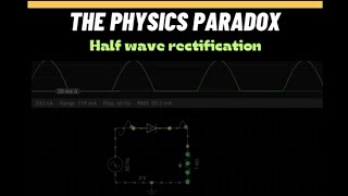 Half wave rectification PN junction Diode  2nd year Physics [upl. by Markos]