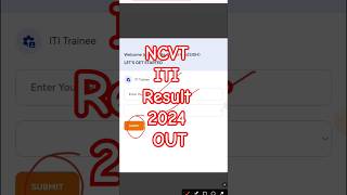 NCVT Result 2024 Kaise Check Kare 🔵 How To Check ITI Result 2024 🔵 NCVT ITI Result amp Marksheet 2024 [upl. by Nagoh]