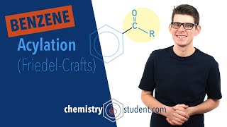 Acylation of Benzene  Friedel Crafts ALevel Chemistry [upl. by Anerda362]