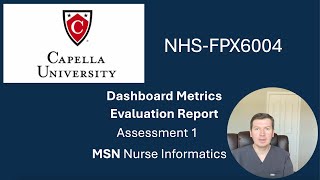 Capella University  NHSFPX6004 Assessment 1 [upl. by Nnylylloh]