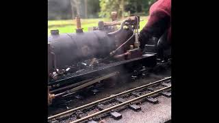 Coal Fired locomotive adventures at Brambleton on a wet Wednesday [upl. by Akcinat58]