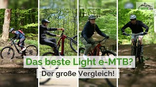 Light eMTB Test 2023 🚵  eMountainbike Vergleich  Specialized vs Giant vs R Raymon vs Focus [upl. by Renrut119]