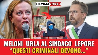 GIORGIA MELONI si DIFENDE e ATTACCA il SINDACO comunist DI BOLOGNA la SICUREZZA prima di tutto [upl. by Gillie]