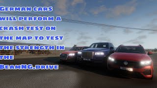 German cars vs carnts to test the strength of cars in the game BemaNGdrive [upl. by Ahtrim]