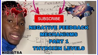 P1 NEGATIVE FEEDBACK MECHANISM GRADE 12 LIFESCIENCE  THYROXIN LEVELS [upl. by Douty]