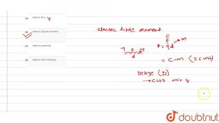 Debye \ is the unit of [upl. by Modnarb]