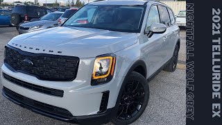 2021 Kia Telluride EX Wolf grey color [upl. by Adnomal]