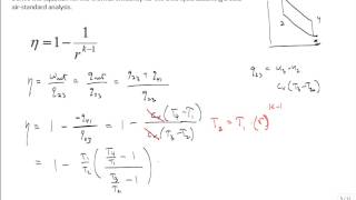 Derive Otto cycle thermal efficiency [upl. by Sair]