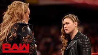 Nia Jax plays mind games with Ronda Rousey Raw May 28 2018 [upl. by Amaral874]