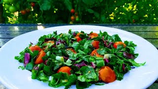 Roka Salatası Tarifi  Balığın Yanına Yakışan Süper Bir Tarif Rucola Salat [upl. by Eixam796]