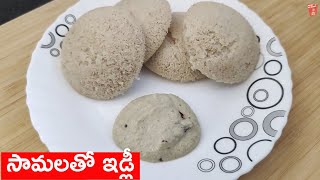 చిరు ధాన్యాలు  సామలతో ఇడ్లి  Samalu Idli  Perfect Little Millet Idli recipe in Telugu [upl. by Eudoca]