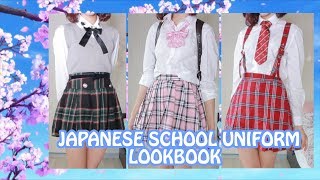 Kawaii School Uniform Lookbook 🌸 [upl. by Thielen]