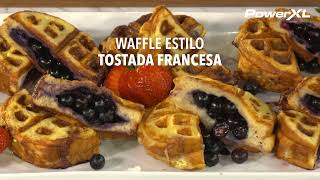 Wafflera PowerXL™ para hacer Waffles Rellenos HRW6107LA [upl. by Ailla]