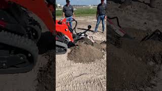 Kubota stand on skid steer  SCL 1000 [upl. by Etoile]