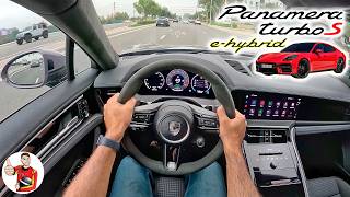 What Its Like to Live with a 2025 Porsche Panamera Turbo S E Hybrid POV [upl. by Ivets872]