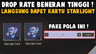 LANGSUNG DAPET  DROP RATE KARTU STARLIGHT NOVEMBER BENERAN TINGGI REAL ATAU FAKE [upl. by Hodosh]