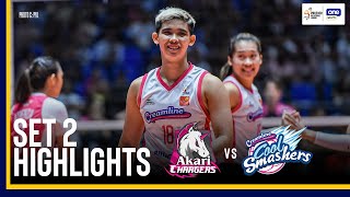 AKARI vs CREAMLINE  SET 2 GAME HIGHLIGHTS  202425 PVL ALLFILIPINO CONFERENCE  NOV 23 2024 [upl. by Louanne]