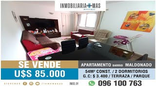 En Venta Apartamento 2 Dormitorios Complejo B9 Maldonado [upl. by Dong235]