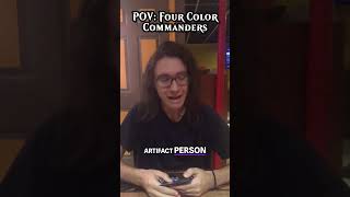 POV 4Color Commanders  Magic The Gathering  shorts edh mtg commander [upl. by Nniuq]