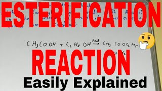 Esterification reactionWhat is esterification reactionEsterification explainedEsterification [upl. by Halsted]