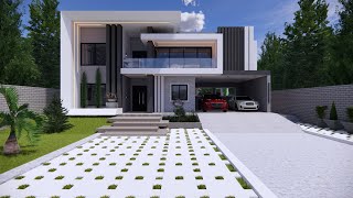 Spectacular 6 bedroom modern house design ID3900 [upl. by Coleman]