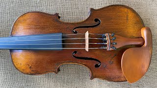 Old Violin 1243 Early SAXON Head Violin circa 1850 WONDERFUL Voice Its for Sale [upl. by Little]