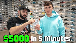 I Gave Him 5 Minutes To Spend 5000 In A Sneaker Store [upl. by Iak]