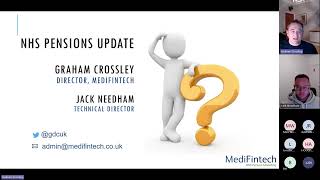 Medifintech NHS Pension Update Webinar 26102023 [upl. by Milka]