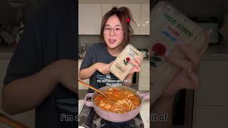 A BRAND NEW tteokbokki recipe teokbokki tomyum tomyumtteokbokki [upl. by Labotsirhc8]