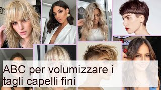 Tagli per capelli fini lisci e pochi idee  Marie Claire [upl. by Coshow]