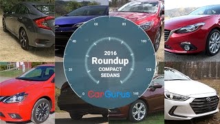 Best Compact Sedans 2016  CarGurus Compact Sedan Roundup [upl. by Viridis]