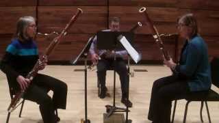 Eight Trios for Three Bassoons by Bach [upl. by Suirrad]