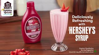 Hersheys Syrup  Strawberry Syrup with Strawberry Milkshake [upl. by Natala352]