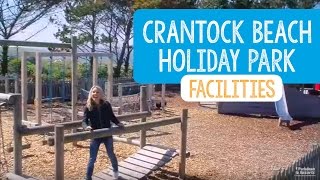 Facilities at Crantock Beach Holiday Park [upl. by Nadeau]