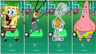 Squidward vs Bob vs Plankton vs Patrick 🎶 Who Will Win  Battle Edition [upl. by Pierpont]