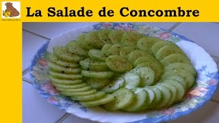 La salade de concombre rapide facile inratable [upl. by Aleck168]